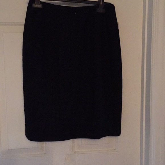 Metallic thread jacket and skirt in wool - Picture 11 of 12